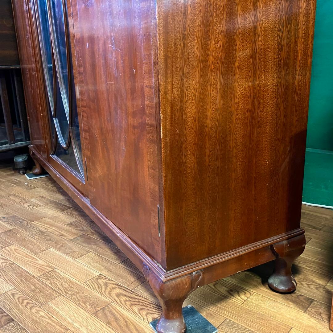 イギリスアンティーク キャビネット サイドボード 鍵付き