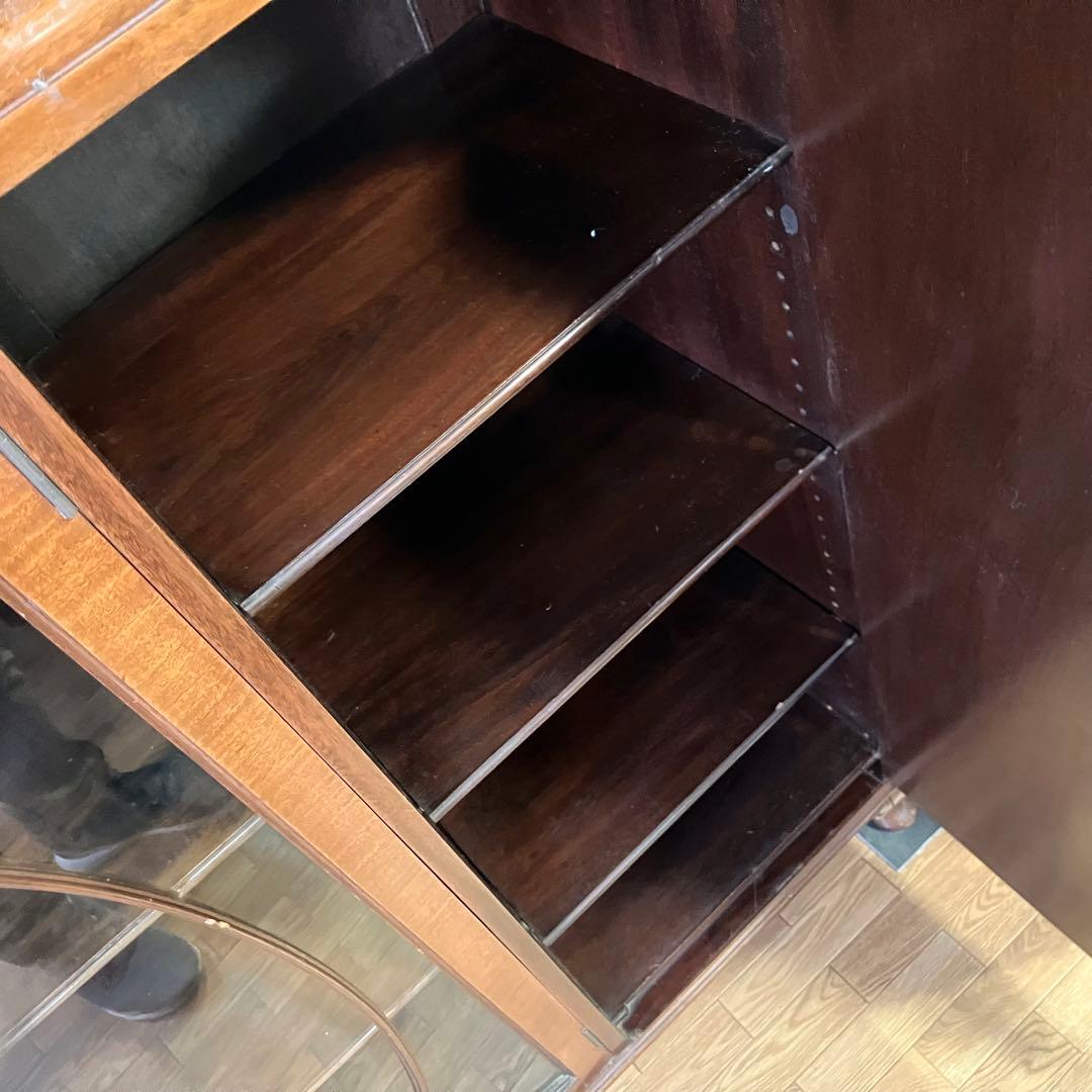 イギリスアンティーク キャビネット サイドボード 鍵付き