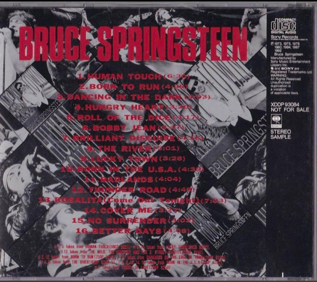 ブルース•スプリングスティーンpromoベスト★ 未発売 ★レア見本盤