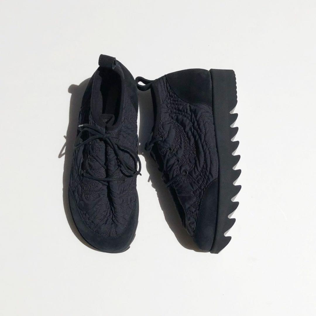 Hender Schemeエンダースキーマquilting lace スニーカー