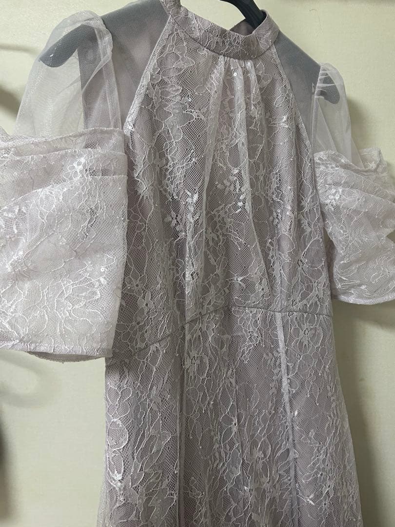 snidel スパンコールレースドレス♡