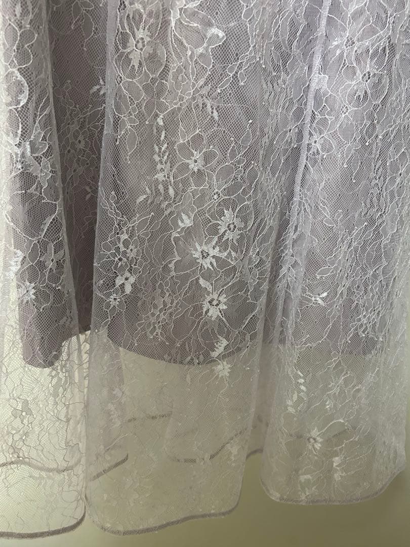 snidel スパンコールレースドレス♡