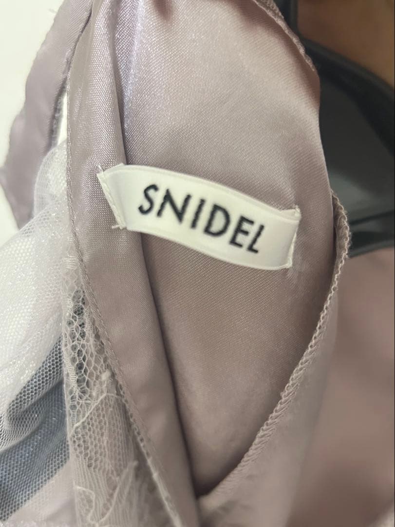 snidel スパンコールレースドレス♡