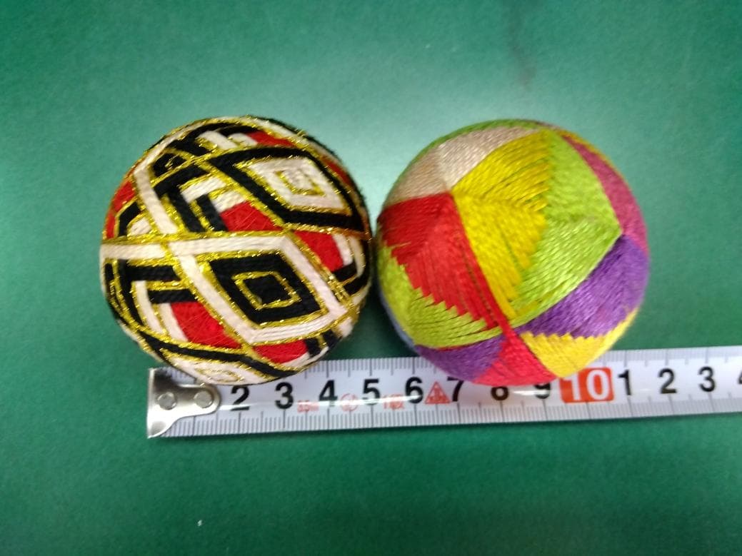 昭和　手毬　20個セット　千代紙作品　2個　ハンドメイド