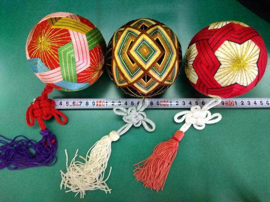昭和　手毬　20個セット　千代紙作品　2個　ハンドメイド