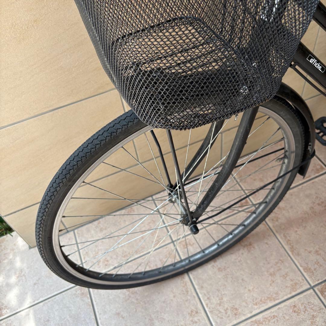 ママチャリ 黒 ブラック 26インチ 自転車 パンク歴 事故歴無し