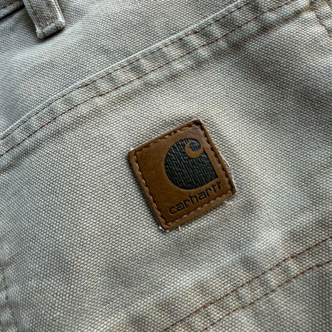 カーハート ダブルニーペインターパンツ ボロ ペンキ ワークパンツ USA 古着