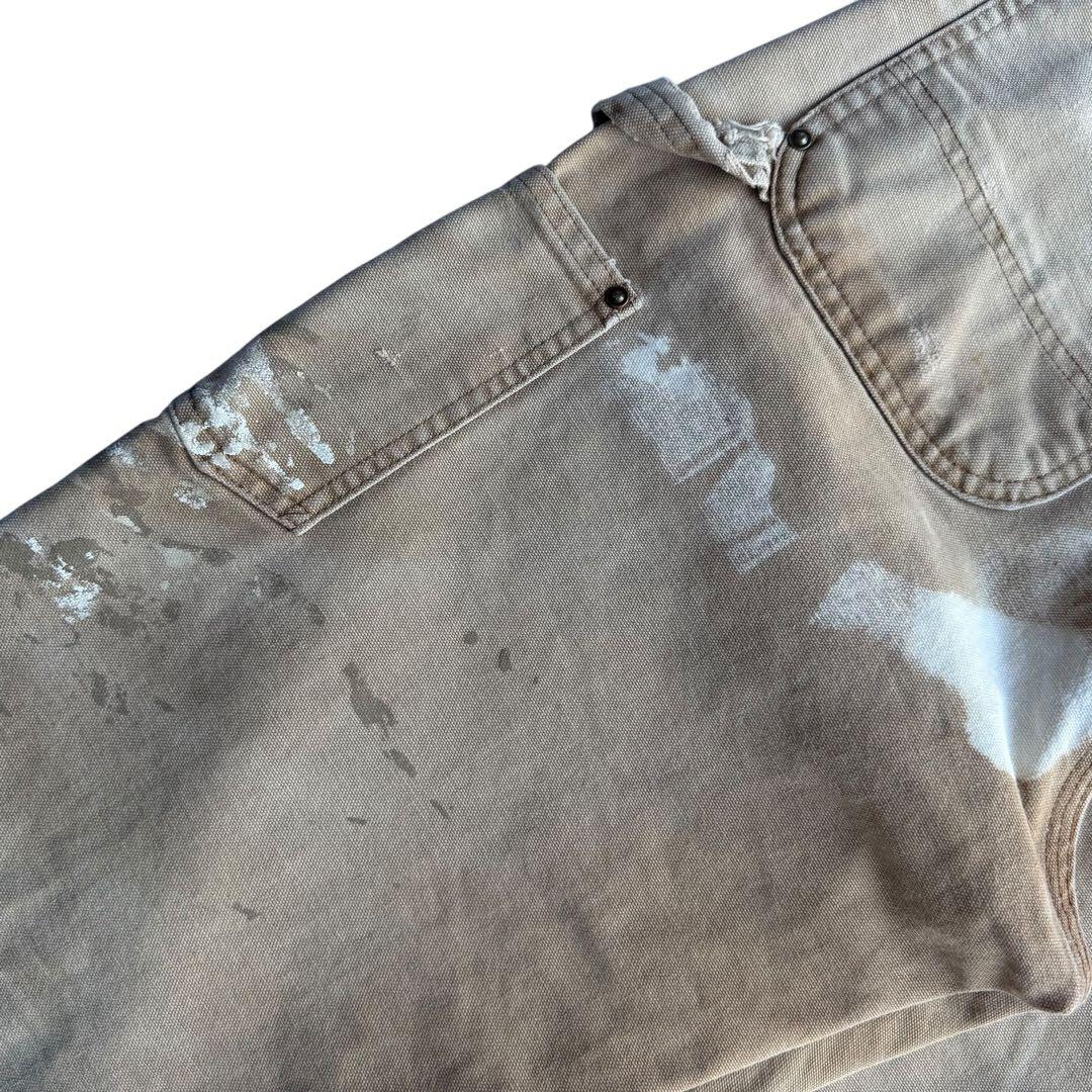 カーハート ダブルニーペインターパンツ ボロ ペンキ ワークパンツ USA 古着