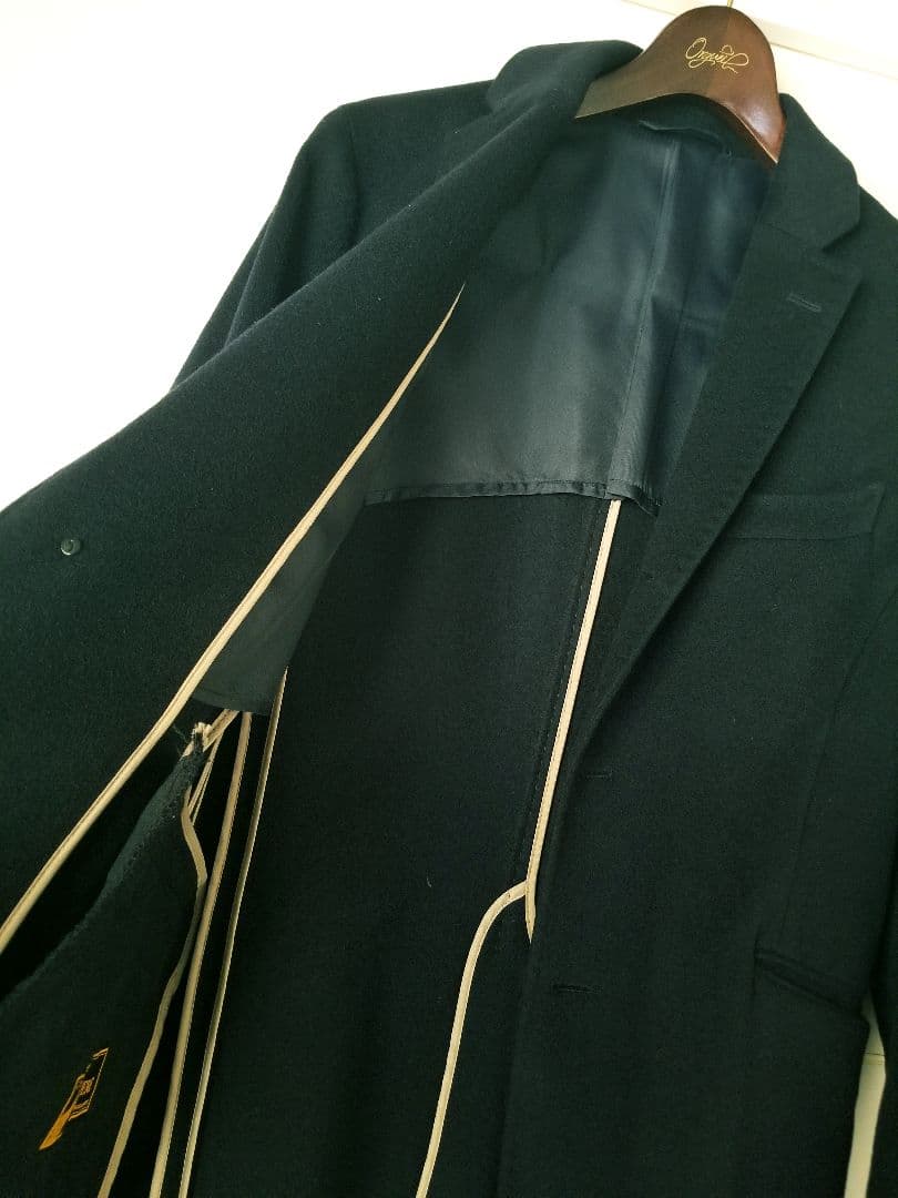 【美品】バーニーズニューヨーク カシミヤ チェスターコート