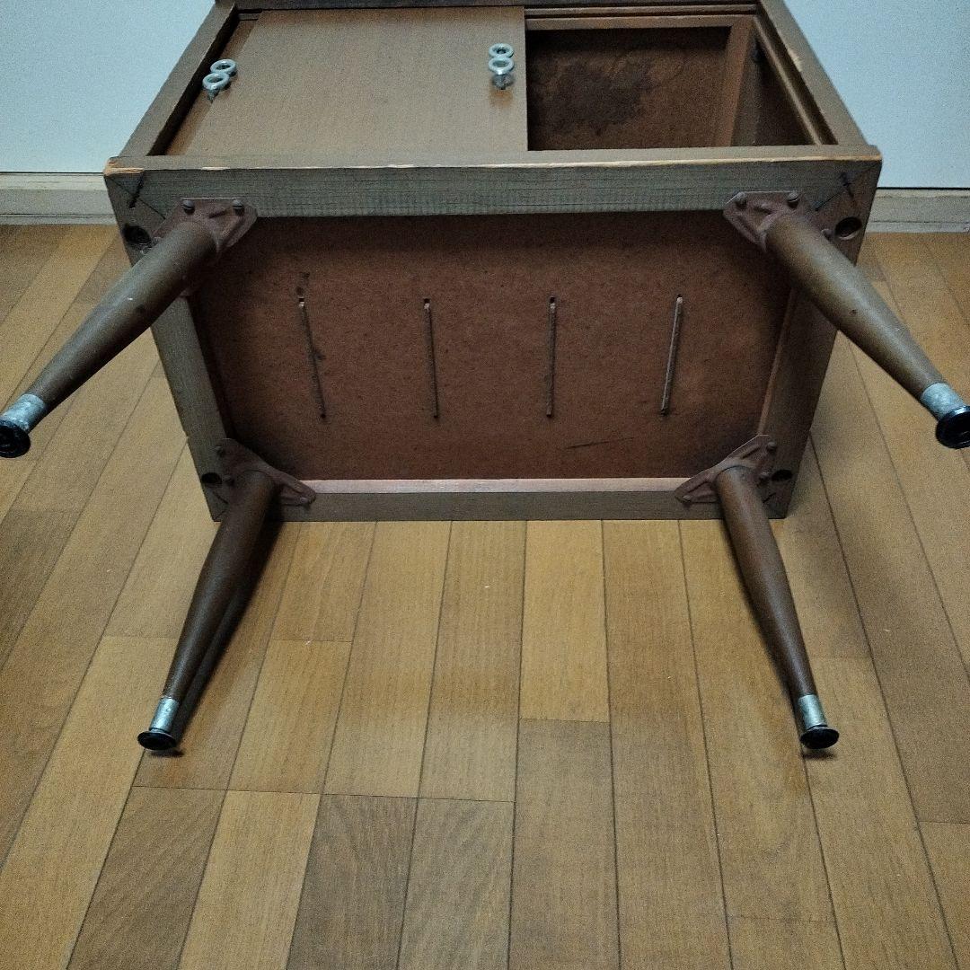 レコードラック　ミッドセンチュリー ブラウンキャビネット　横浜市より引き取り可