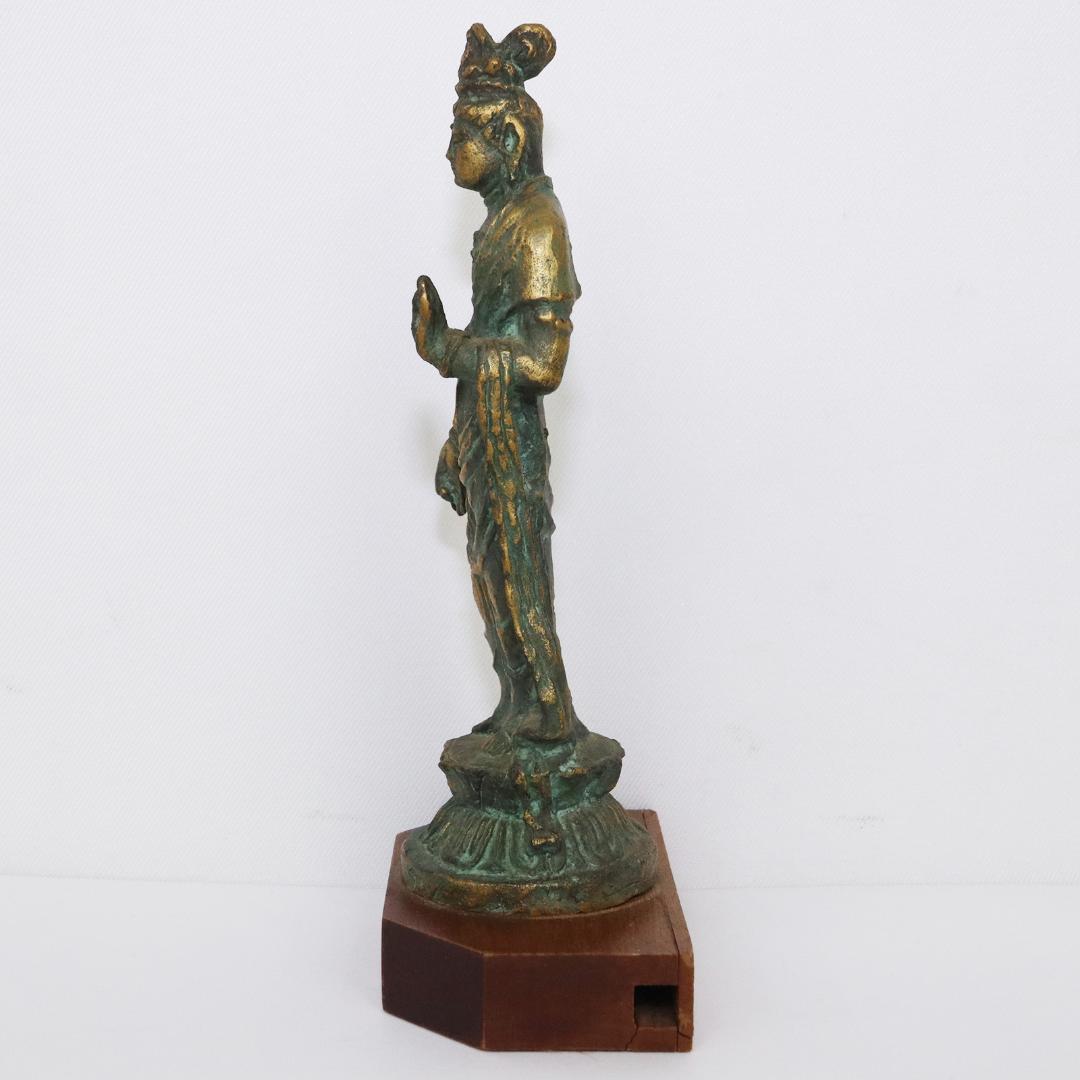 聖観世音菩薩 銅製 北村西望 高さ15cm