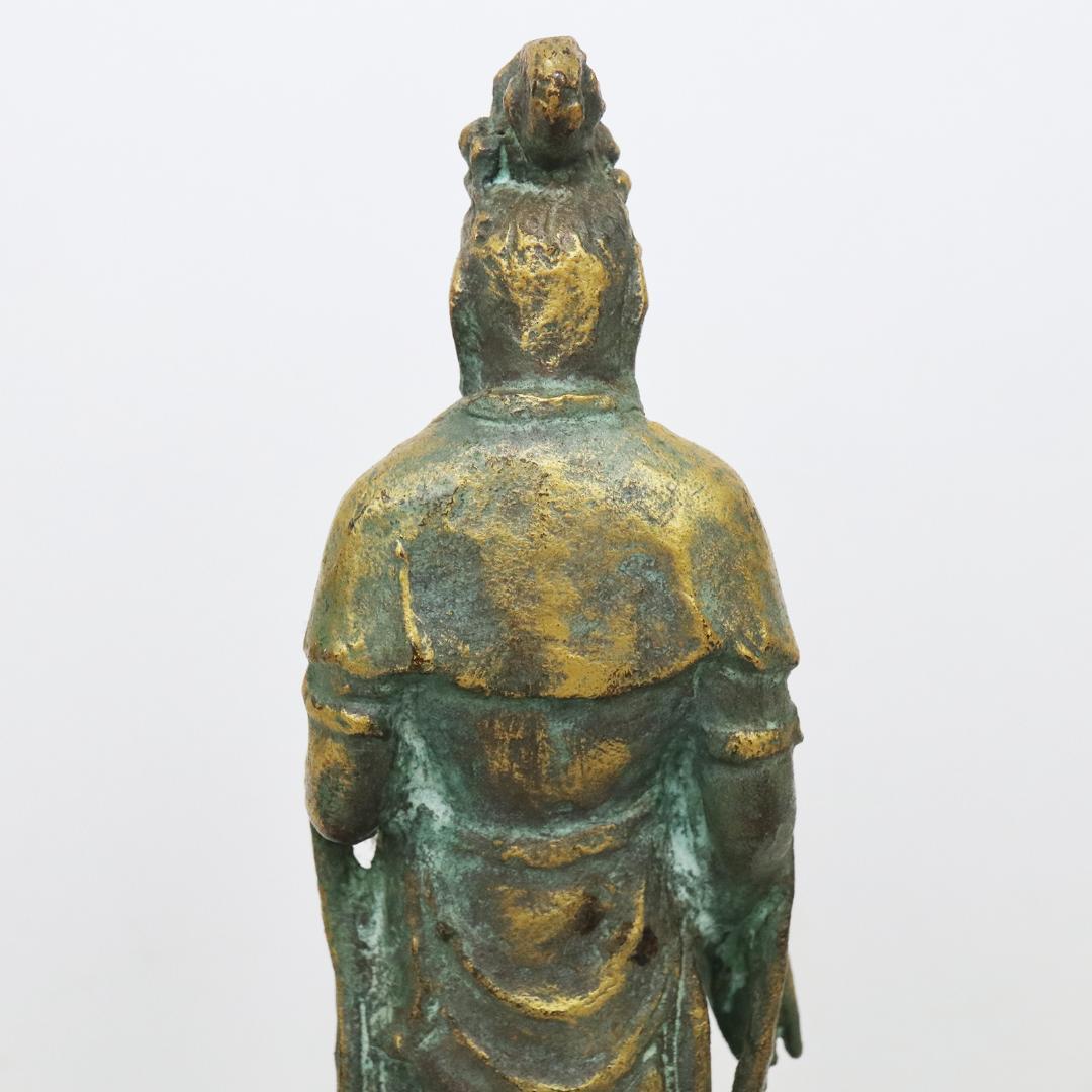 聖観世音菩薩 銅製 北村西望 高さ15cm