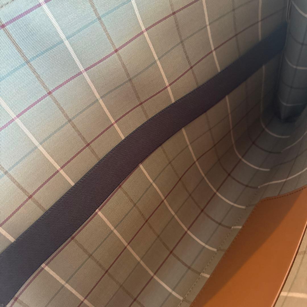 BURBERRY バーバリー ロゴ セカンドバッグ クラッチ レザー ブラウン