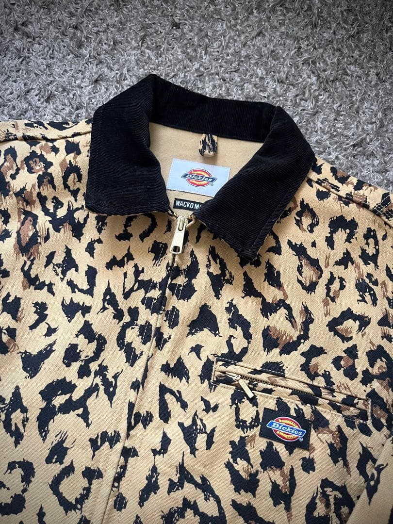 ジャケット・アウター WACKOMARIA DICKIES LEOPARD WORK JACKET