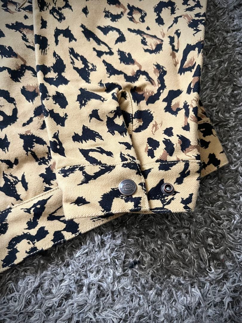 ジャケット・アウター WACKOMARIA DICKIES LEOPARD WORK JACKET