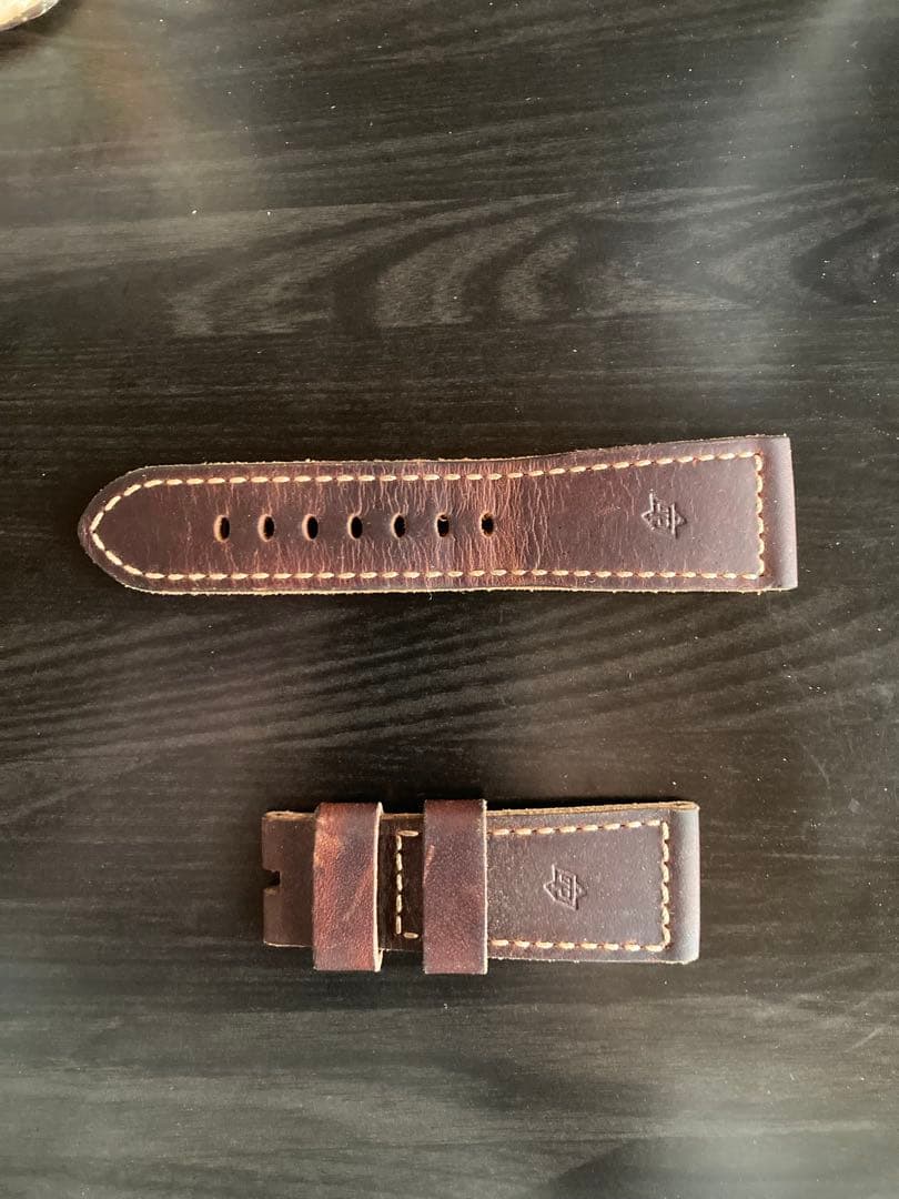 OFFICINE PANERAI ポンテベッキオ ダークブラウンレザーベルト