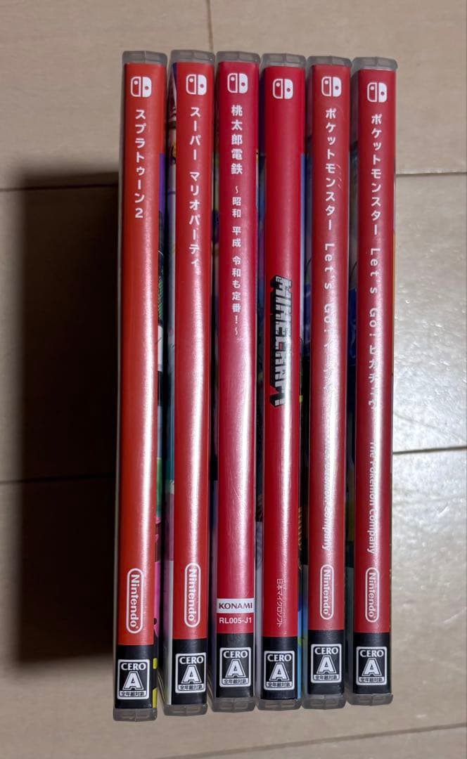 Switchソフト6本セット＋ケース＋モンスターボール捕獲機　【大幅値下げ】