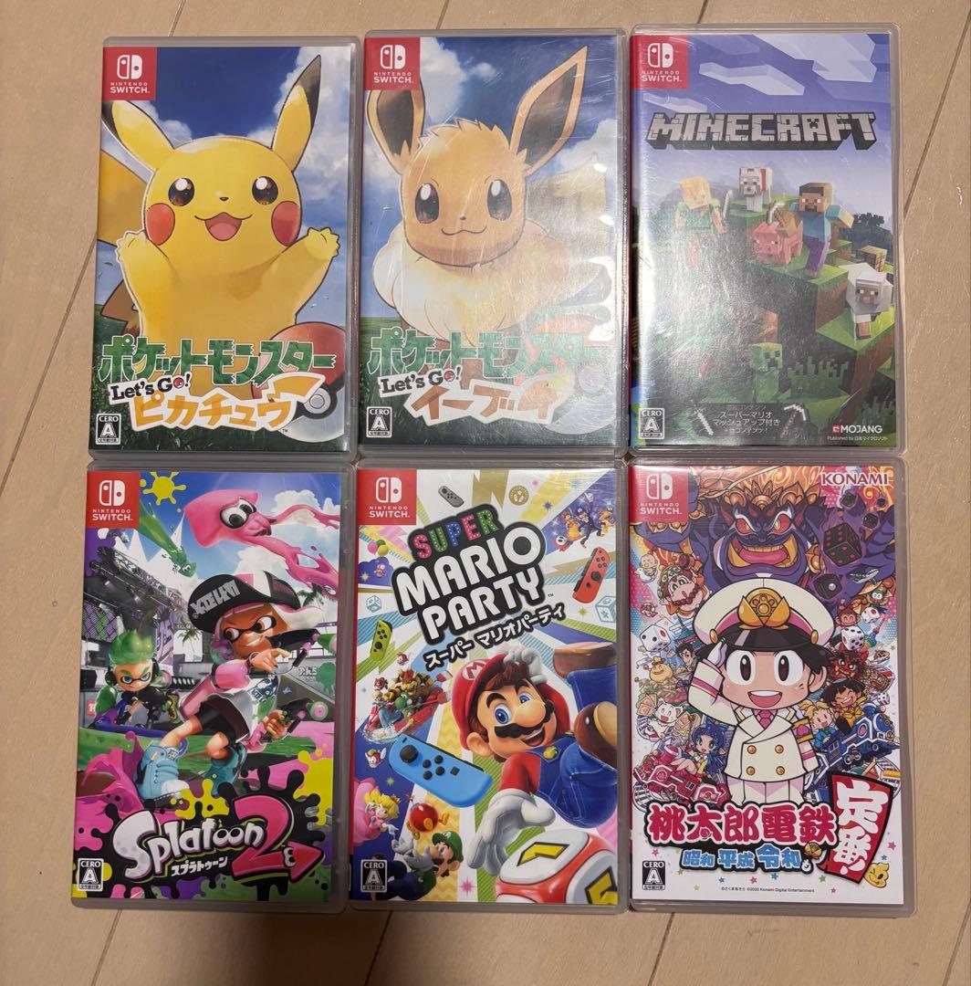 Switchソフト6本セット＋ケース＋モンスターボール捕獲機　【大幅値下げ】