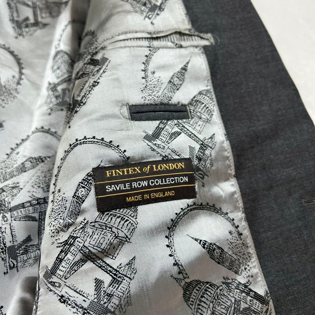 R81 美品 M ハケットロンドン グレー スーツJKT メンズ