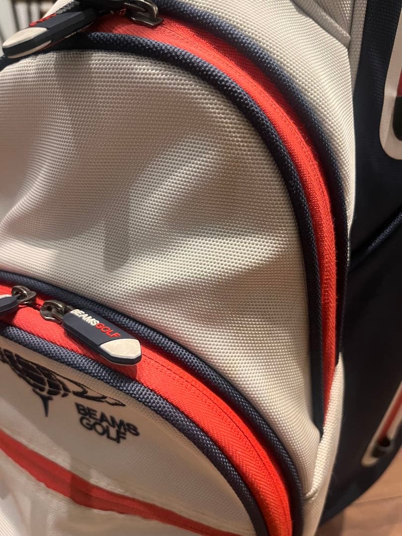 BEAMS GOLF スタンド キャディバッグ トリコロールカラー 生産終了