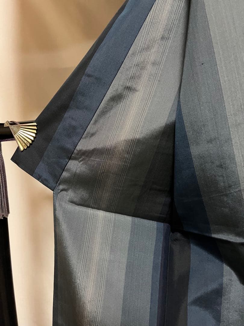 【逸品】●鹿児島県伝統工芸品●【大島紬】●泥染●生糸●紬●着物