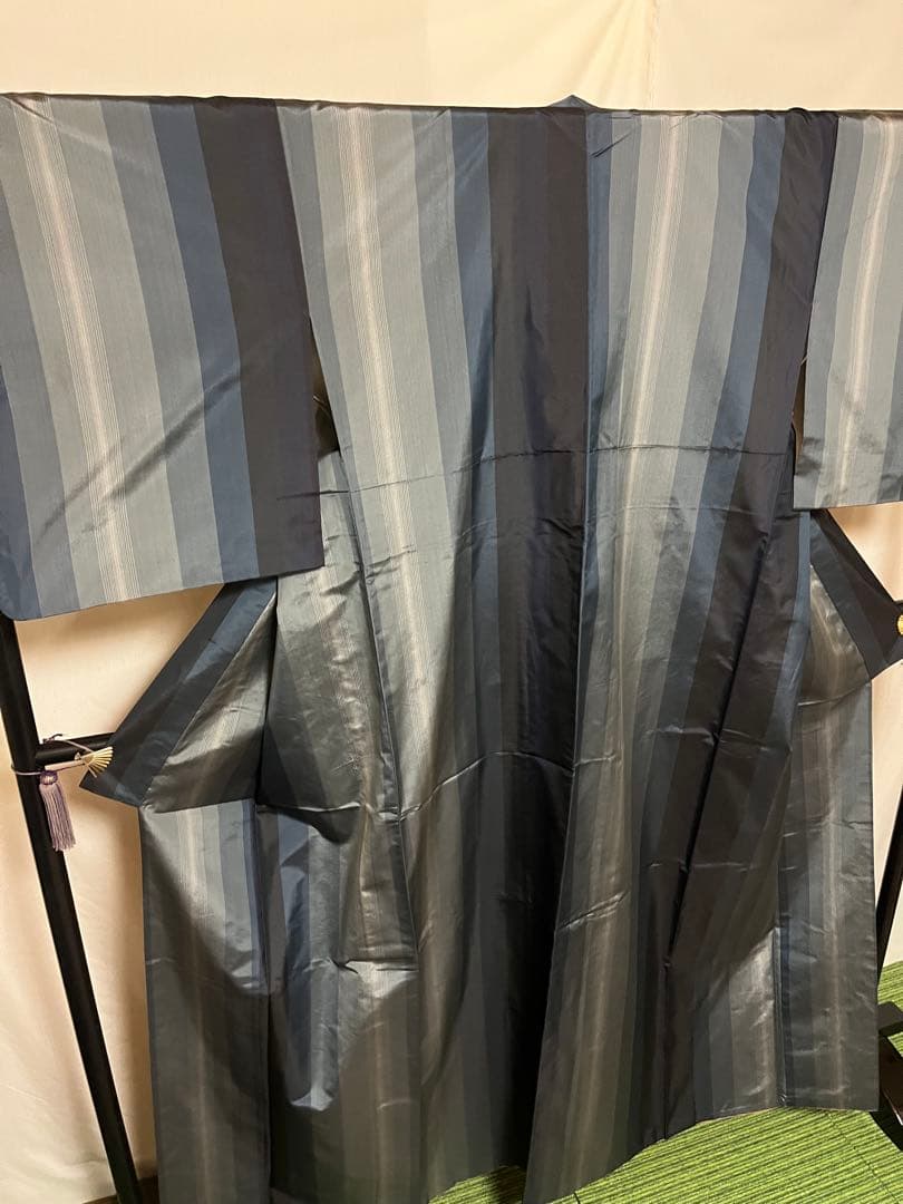 【逸品】●鹿児島県伝統工芸品●【大島紬】●泥染●生糸●紬●着物