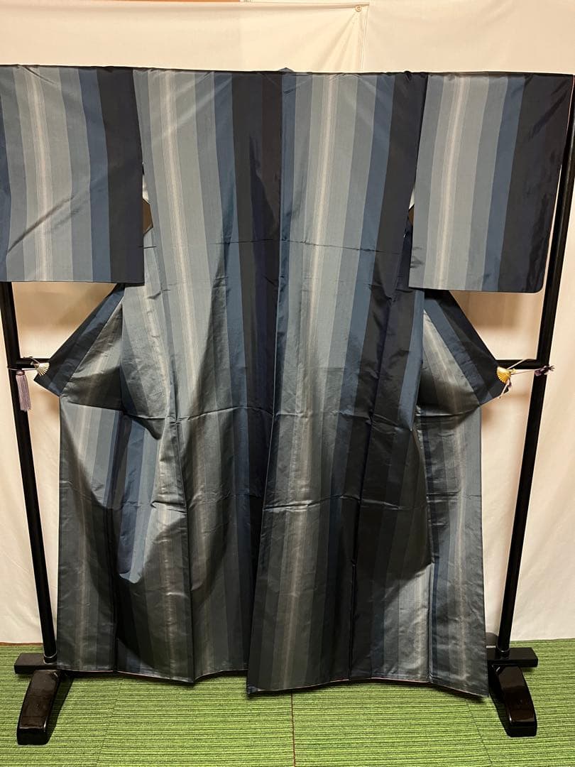 【逸品】●鹿児島県伝統工芸品●【大島紬】●泥染●生糸●紬●着物