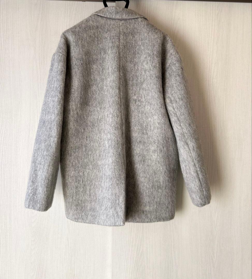 【ほぼ未使用】GYPSOPHILA ミドル丈オーバーサイズシャギーコート