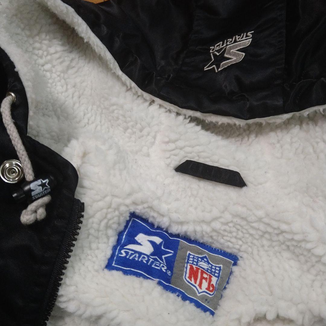 専用 STARTER×RAIDERS ロサンゼルス レイダース ボア ジャケット