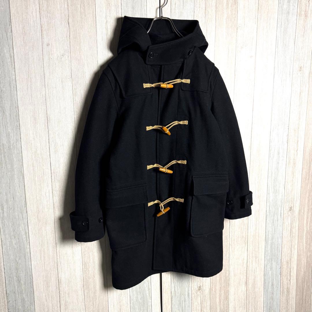 3571【人気・美品】マーガレットハウエル 肉厚 ウール ロング ダッフルコート