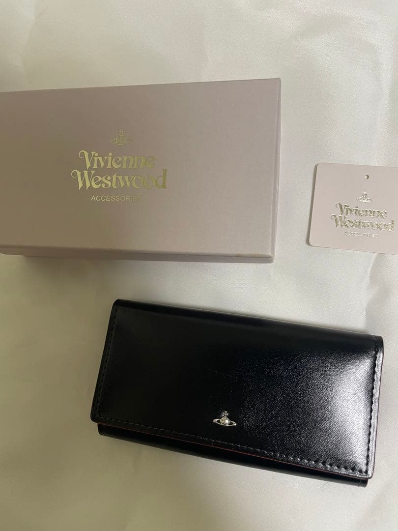 Vivienne Westwood レザーキーケース ブラック/レッド