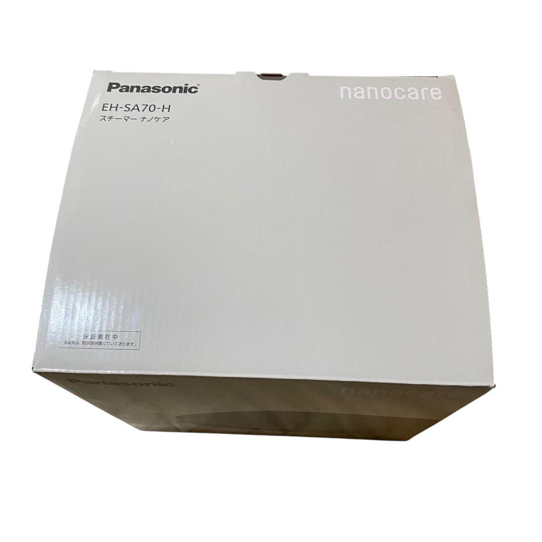 【新品未使用】Panasonic スチーマー ナノケアEH-SA70-H