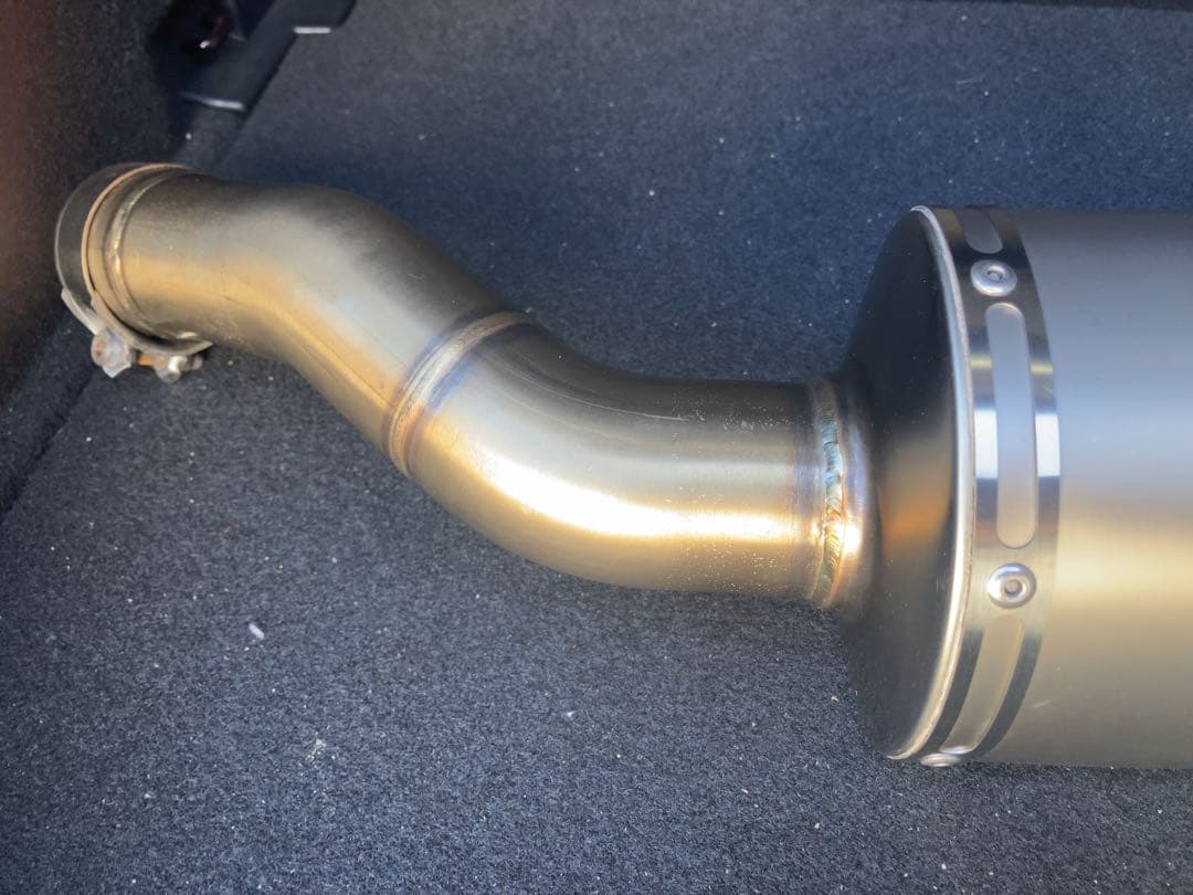  空冷R1200R、RT、ST用ARROWチタンスリップオンサイレンサー