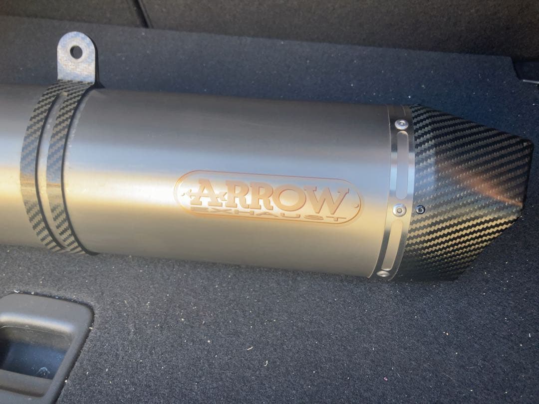  空冷R1200R、RT、ST用ARROWチタンスリップオンサイレンサー