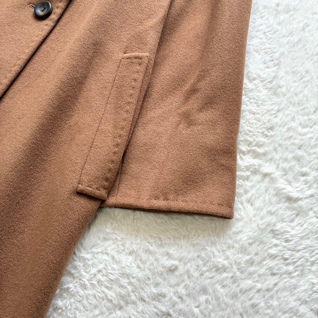 新品未使用 Leilian カシミヤ100% ロングコート キャメルカラー L