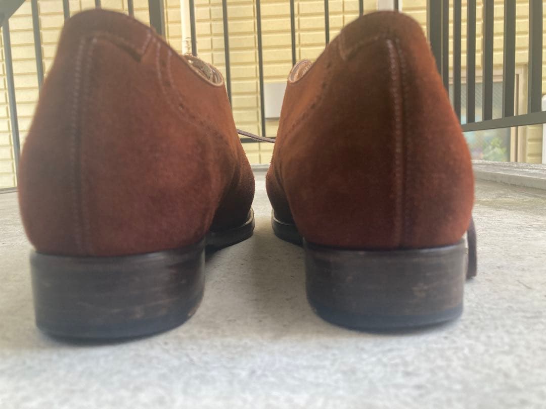 サ*ブ様 andanteブラウンスエード イミテーションフルブローグ