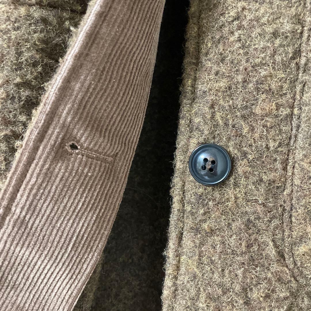 定価37000円 韓国 WLL ウールジャケット ブラウン