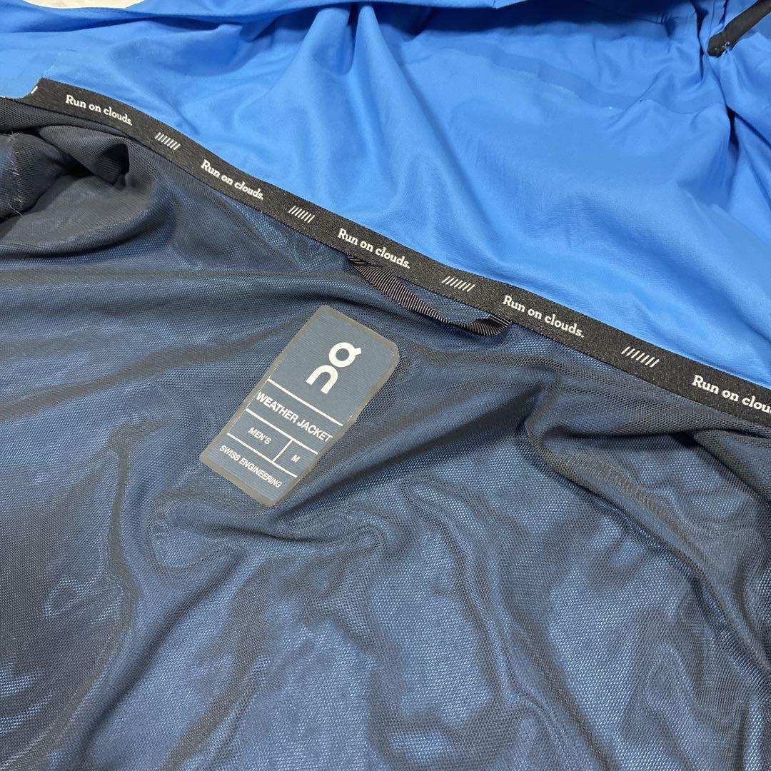 【美品】on Weather Jacket ウェザージャケットブルー M