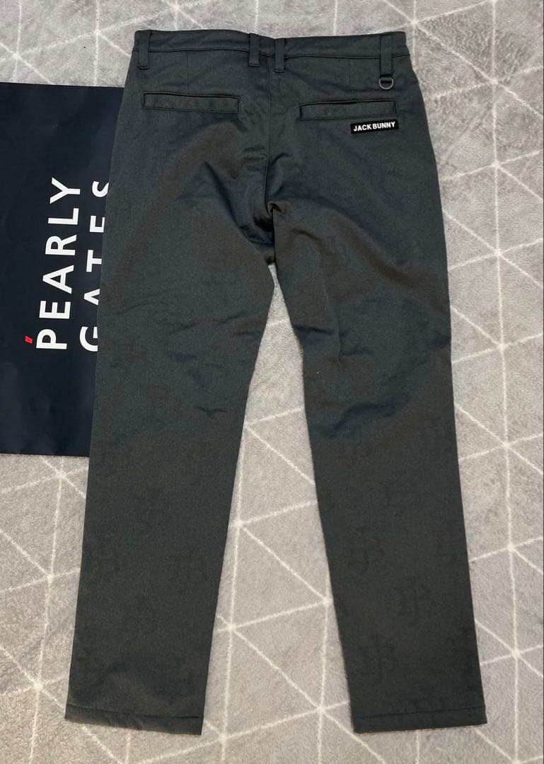 新品 ジャックバニー ピンソニック裏フリース 防風テーパードパンツ(4)Mグレー