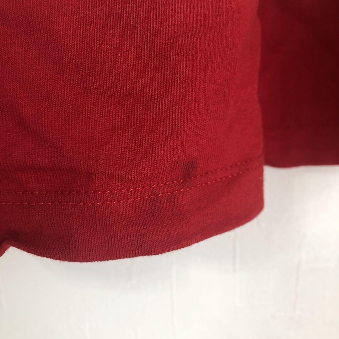 アミアレクサンドルマテュッシ　長袖トップス　長袖ポロシャツ　ボーダー　レッド　L