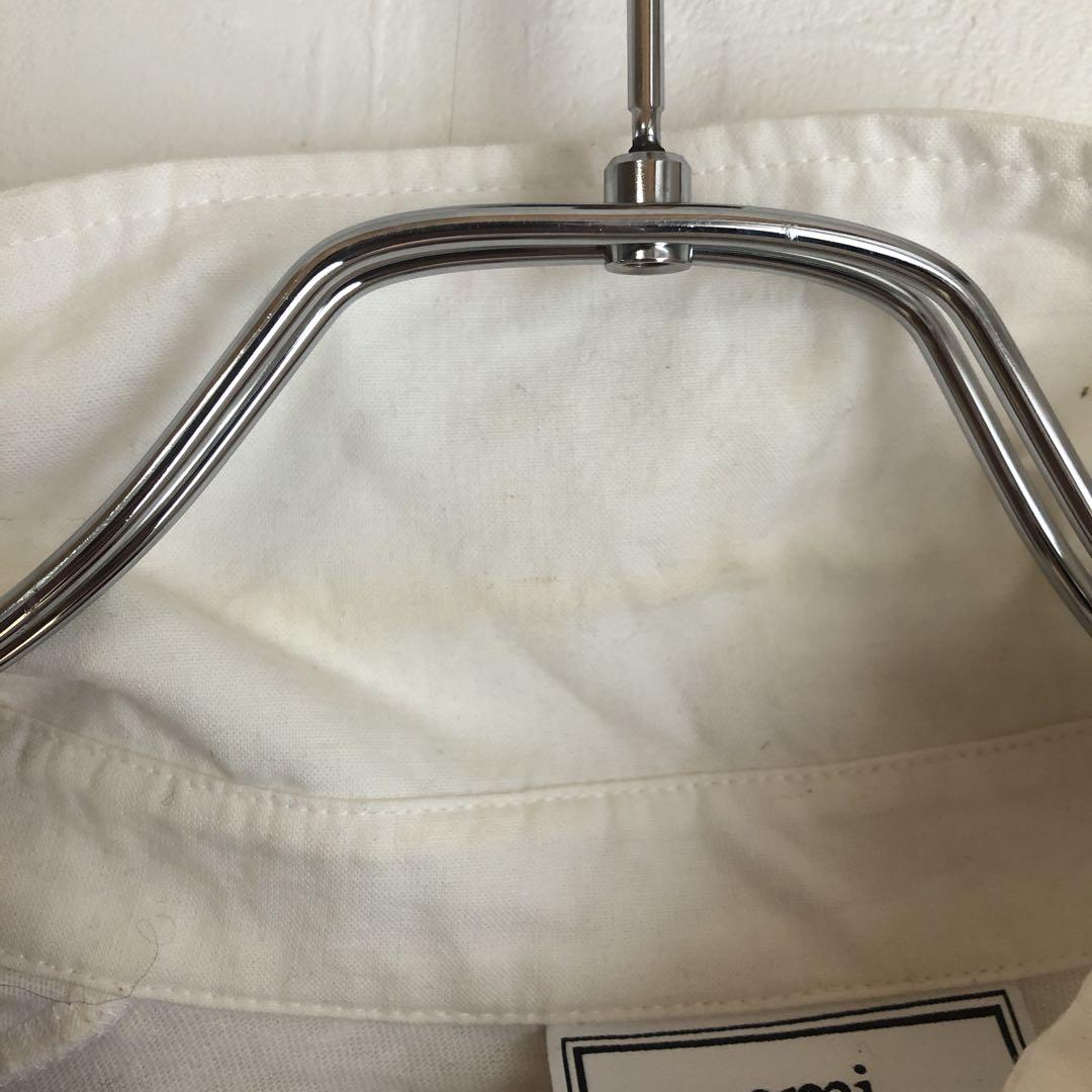 アミアレクサンドルマテュッシ　長袖トップス　長袖ポロシャツ　ボーダー　レッド　L