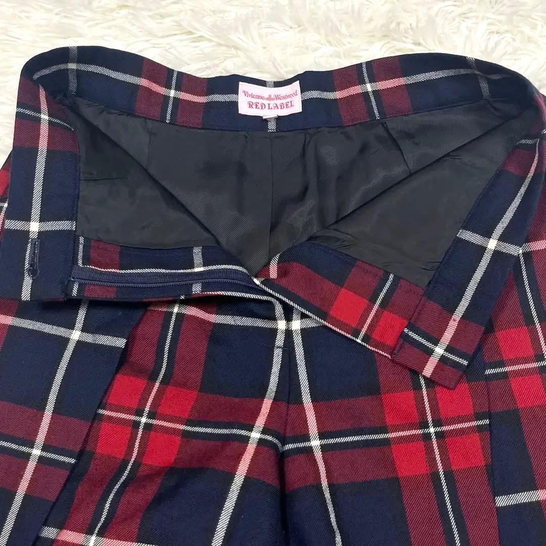 Vivienne Westwood チェック柄ショートパンツ レッド サイズ2