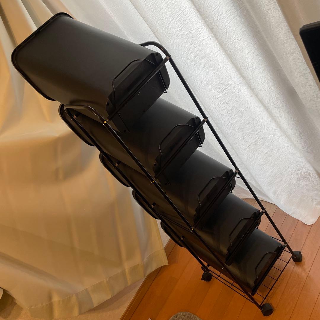 リス スムース 分別ゴミ箱 5段 ダストボックス