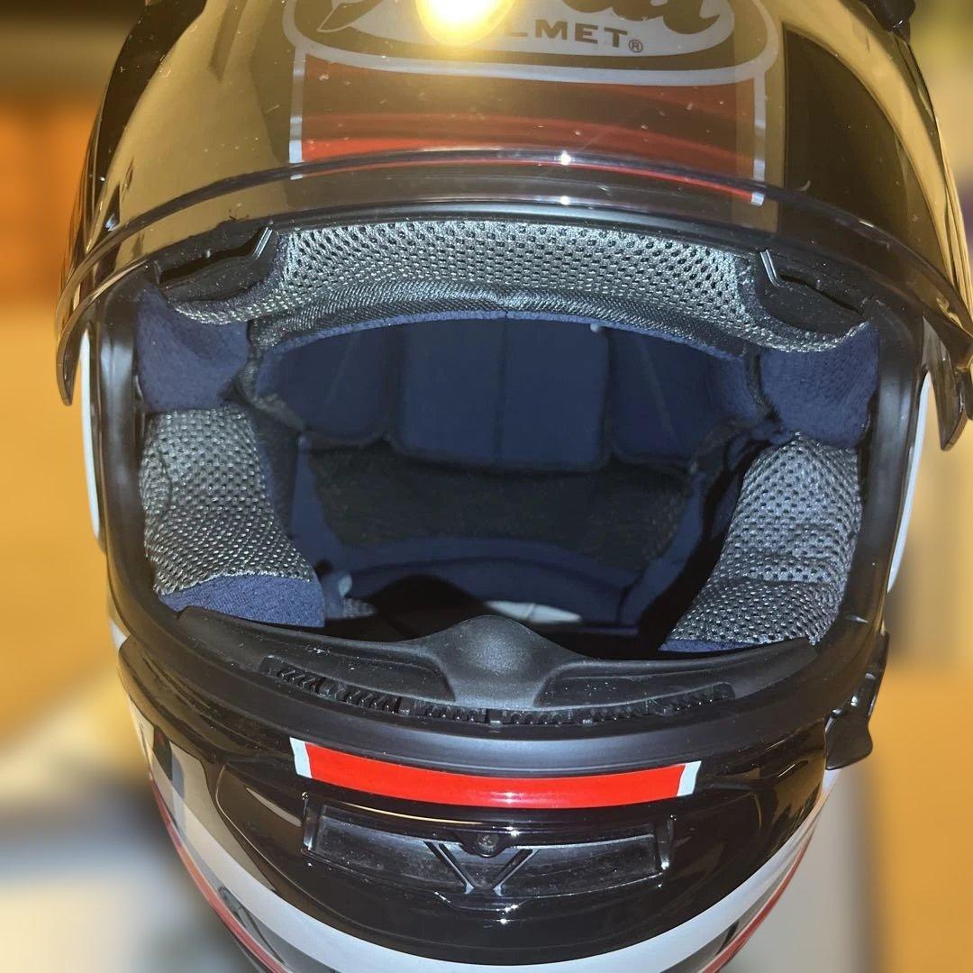 Arai RX-7X フルフェイスヘルメット平忠彦　タイラレプリカ赤