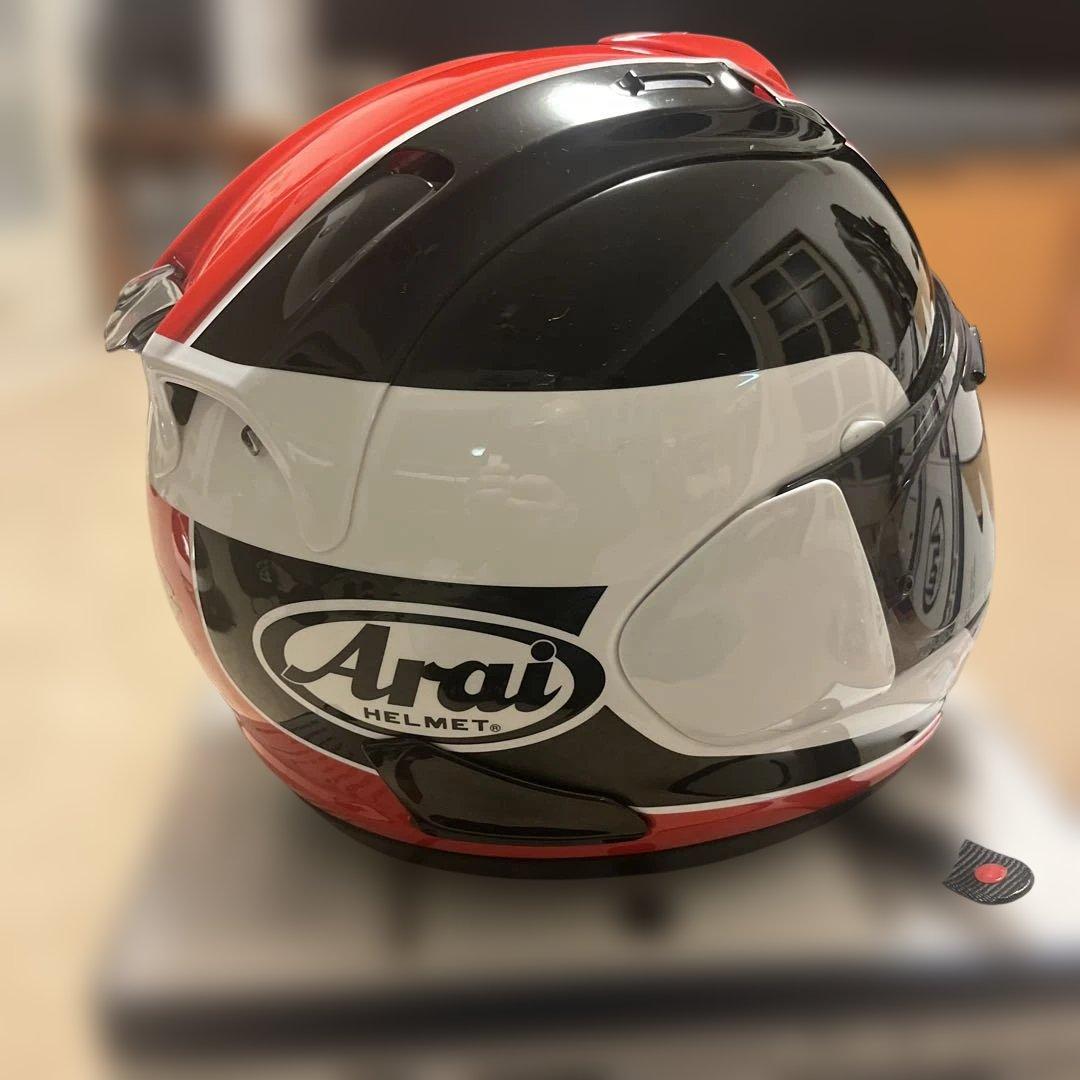 Arai RX-7X フルフェイスヘルメット平忠彦　タイラレプリカ赤