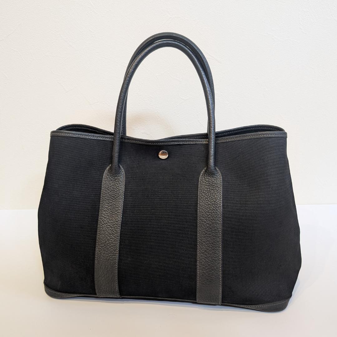 【最終価格】エルメス ガーデンパーティ PM トワルオフィシエ ブラック □I