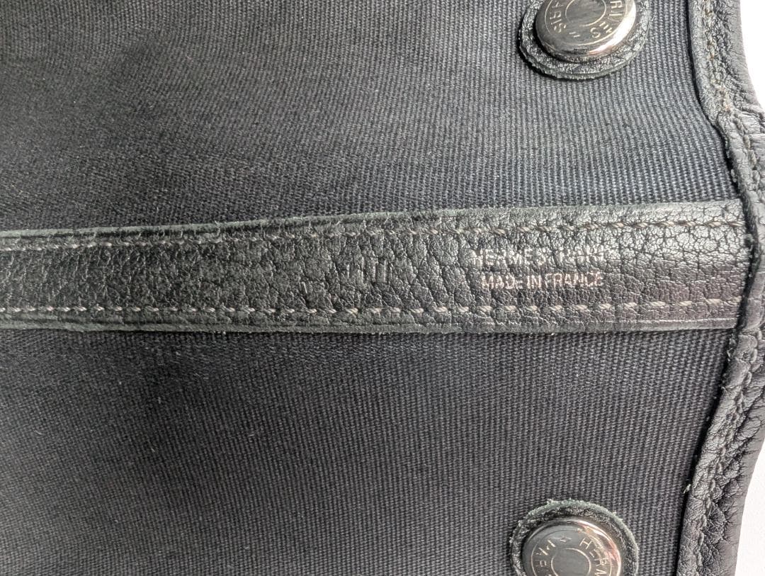 【最終価格】エルメス ガーデンパーティ PM トワルオフィシエ ブラック □I