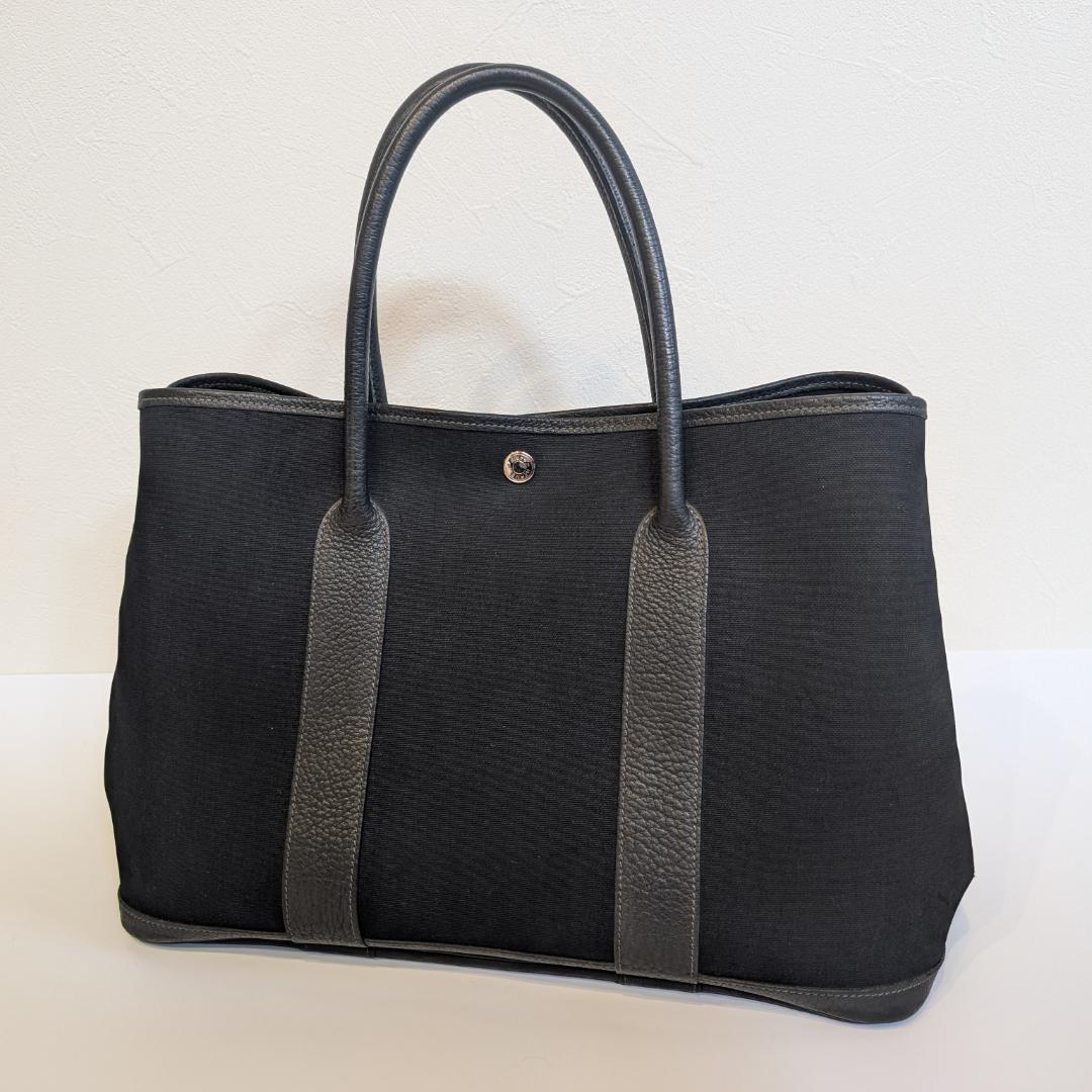 【最終価格】エルメス ガーデンパーティ PM トワルオフィシエ ブラック □I
