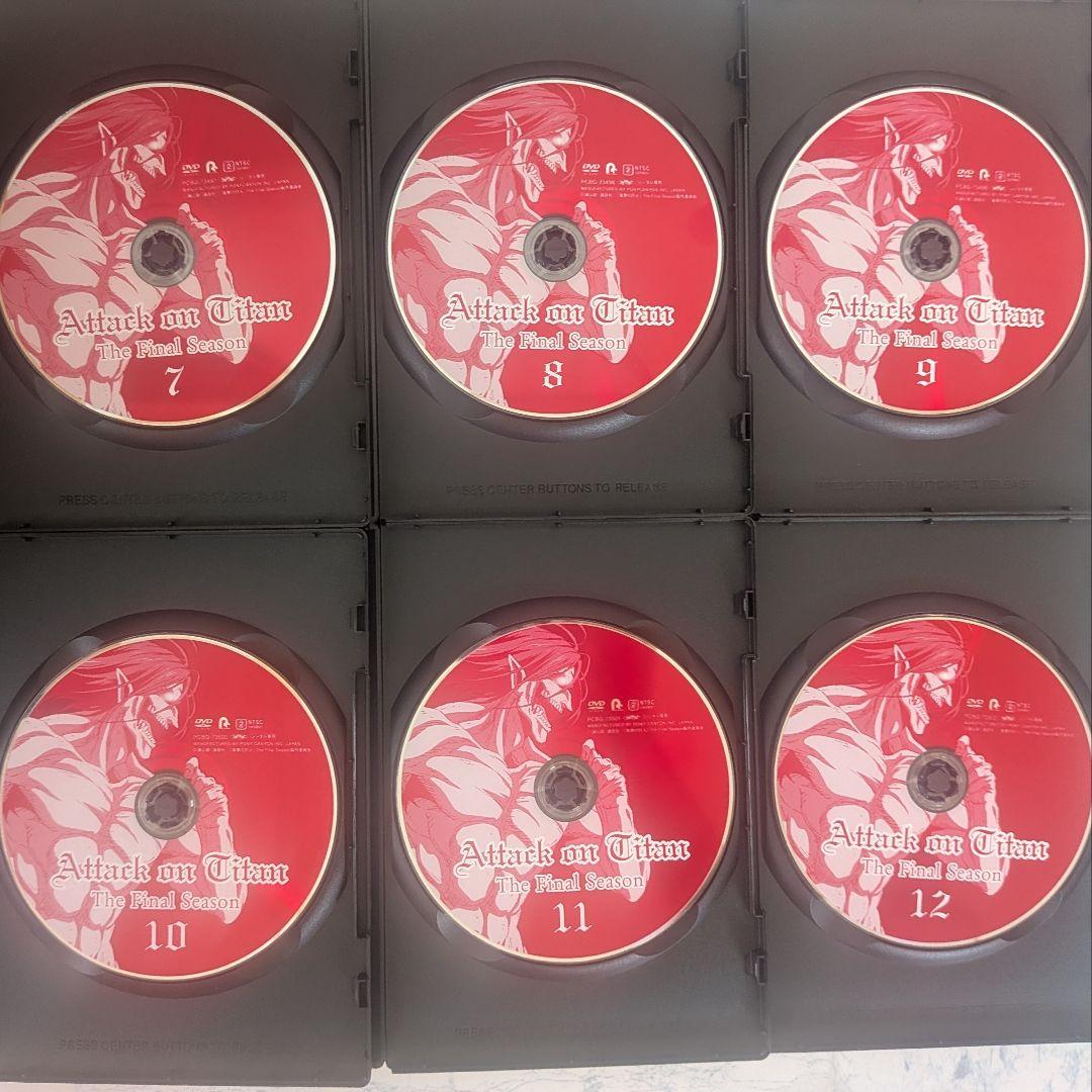 DVD　進撃の巨人 The Final Season　全17巻　新品ケース付