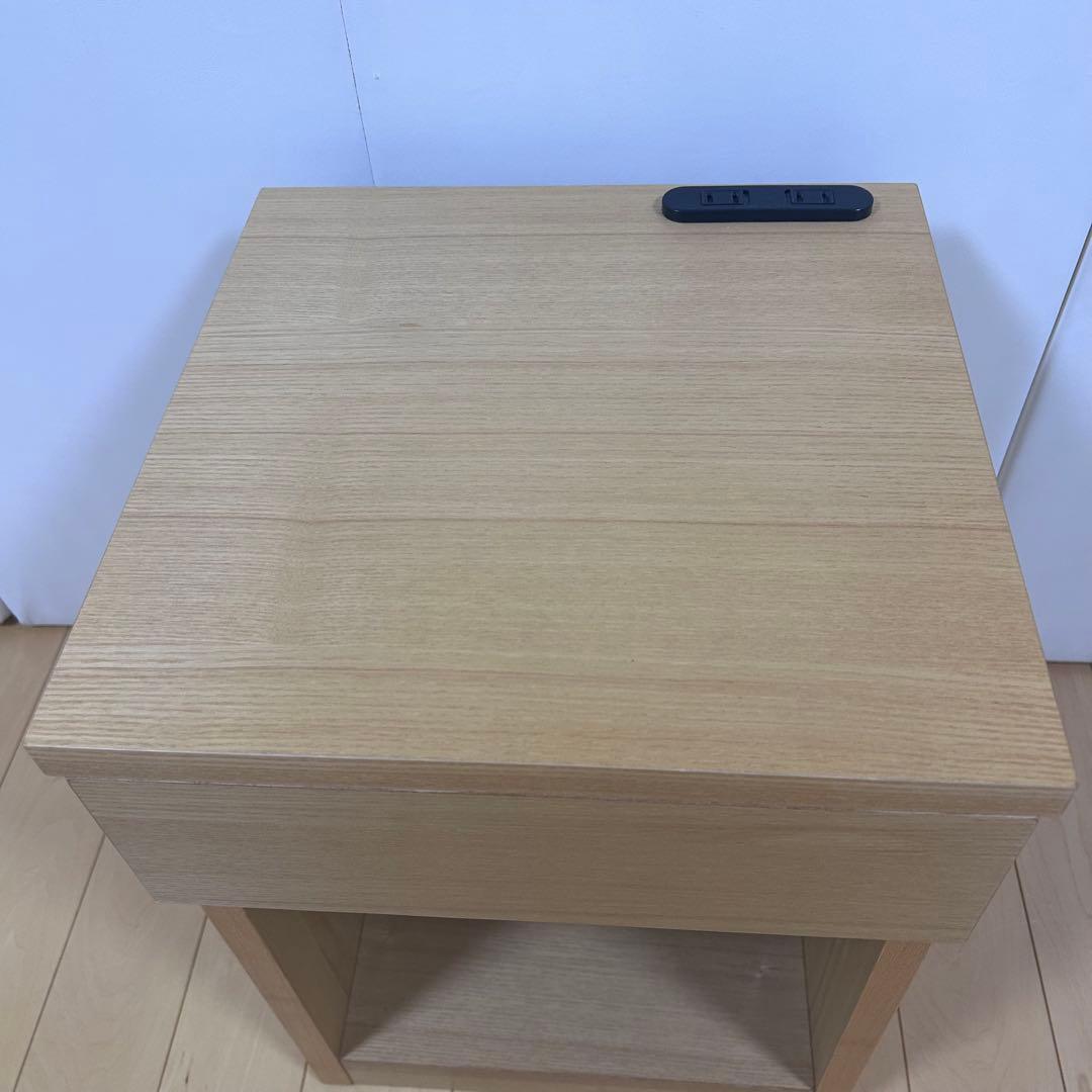 関家具 ナイトチェスト トネリ 極美品 ナチュラル ナイトテーブル 幅35